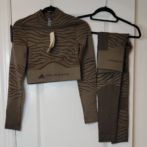 Adidas Stella McCartney Zebra Print Set